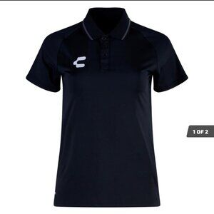 Charly Women’s Academy Polo Shirt Size M Dry Factor Moisture-Wicking Polyester